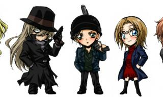 江户川柯南和灰原哀 江户川柯南和灰原哀