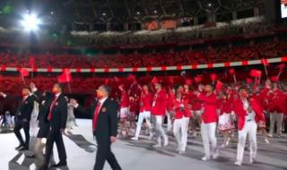 东京奥运会开幕式片段 东京奥运会开幕式片段