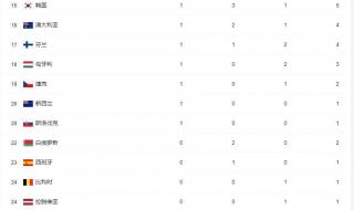 中国2022冬奥会奖牌榜